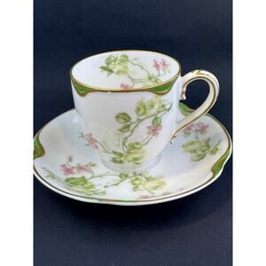 Vintage Haviland Limoge Demitasse Cup and Saucer
